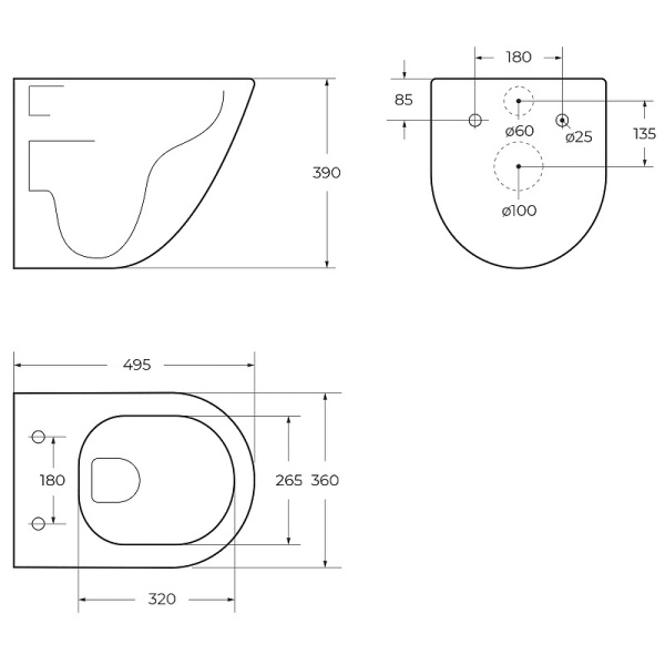 Унитаз подвесной BelBagno Amanda-Tor BB051CH-TOR-FC