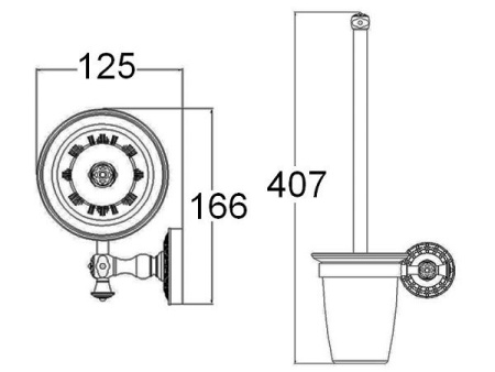 Ершик, серебро Zorg AZR 10 SL