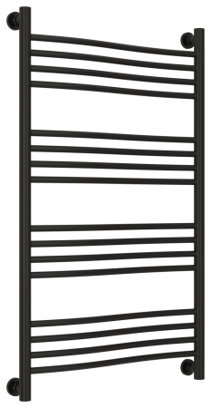 Полотенцесушитель Водяной Сунержа Флюид + (100х60) Матовый Черный 31-0222-1060