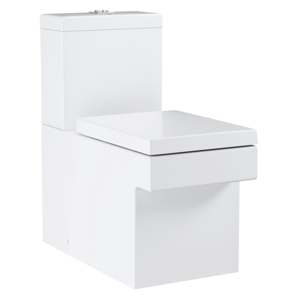 Унитаз напольный безободковый GROHE Cube Ceramic 39484 00H (3948400H) Унитаз напольный безободковый GROHE Cube Ceramic 39484 00H (3948400H)
