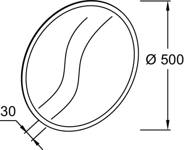 Зеркало Jacob Delafon Apparence biseaute EB1437-NF