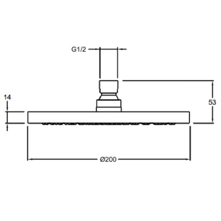 Верхний душ Jacob Delafon July E21760-CP