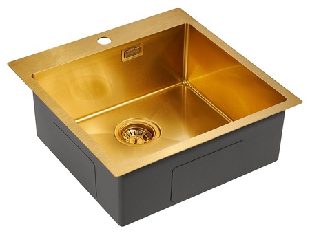 Кухонная мойка Paulmark Velten PM905151-BG брашированное золото