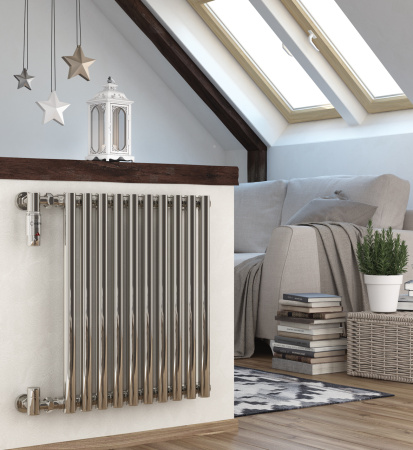 Полотенцесушитель Водяной Сунержа Эстет-0 (50х22) 5 секций Матовое Золото 032-0331-5005