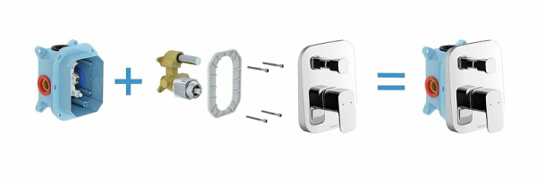 Смеситель для душа Ravak 10° Free-TD F 065.00 X070136