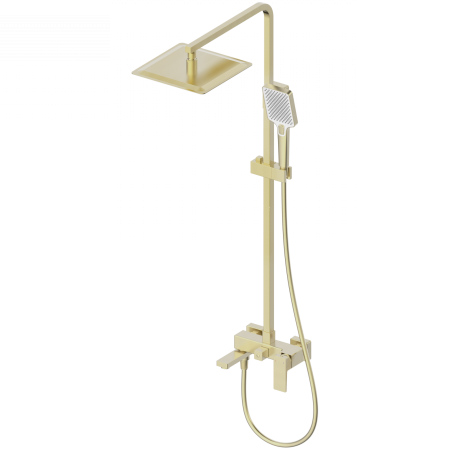 Душевая система WONZON & WOGHAND CUBE 2.0, брашированное золото WW-88047068-BG
