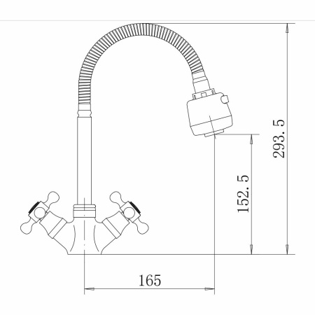 Смеситель для кухни FASHUN A4319-A