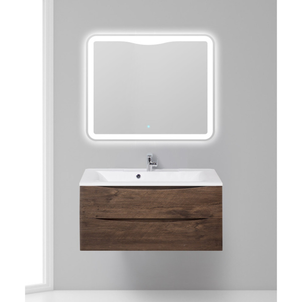 База под раковину подвесная BelBagno MARINO-1000-2C-SO-RW-P Rovere Moro