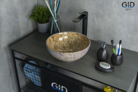 Раковина накладная (32х32) Gid Mnc489