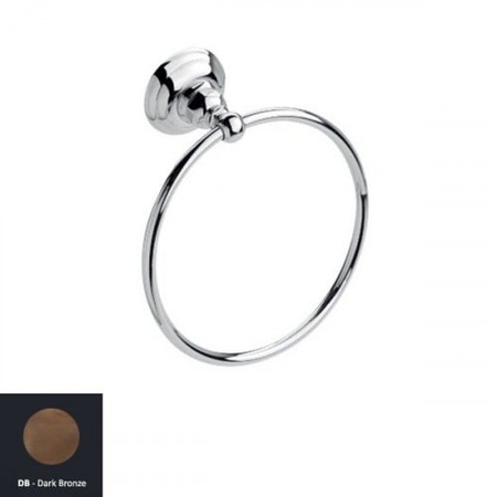Полотенцедержатель-кольцо Nicolazzi Classica 1485DB, темная бронза