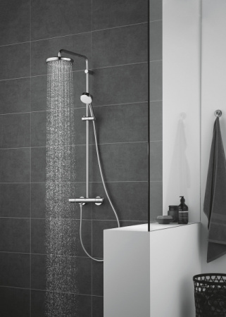 Душевая система с термостатом Grohe Tempesta Cosmopolitan New 27922 001 (27922001) хром