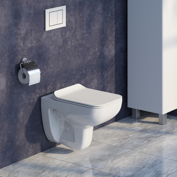 Унитаз подвесной безободковый IDDIS Vibe (VIBRDSEi25)