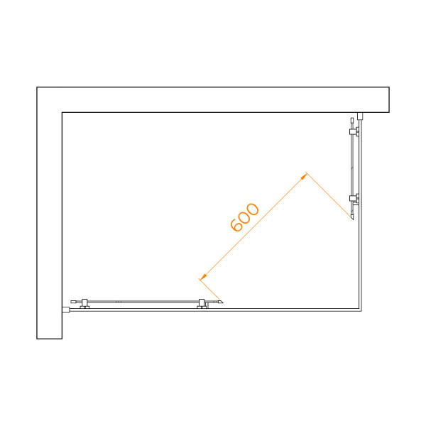 Душевой уголок (120х80) RGW Passage PA-040 3508104082-21 матовое