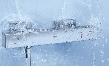 Термостат для душа, Grohe Grohtherm Cube 34491 000 (34491000) хром