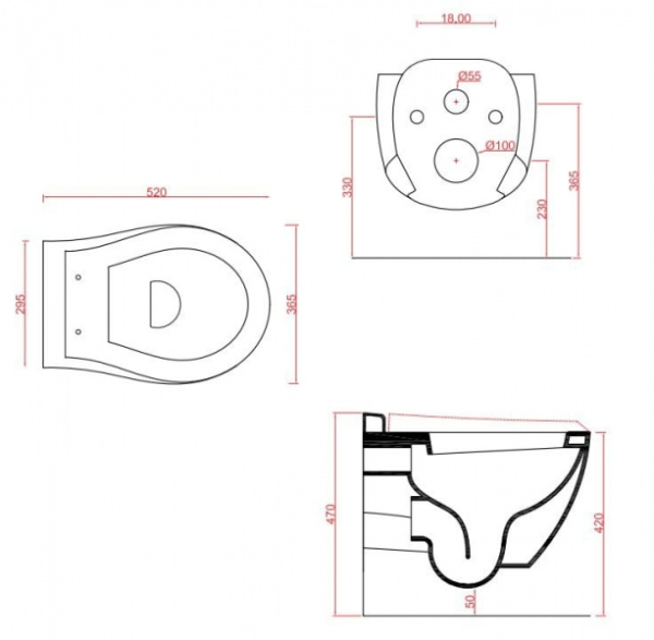 Унитаз подвесной ArtCeram Blend BLV001 03 00/ L3110 nero без сиденья
