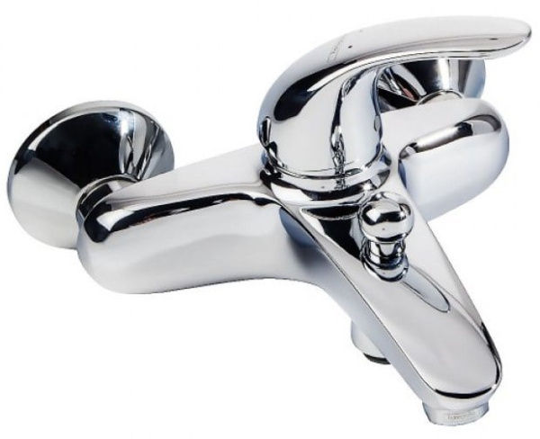 Смеситель для ванны, однорычажный, ВМ, Focus E, Хром, Hansgrohe, 31740000