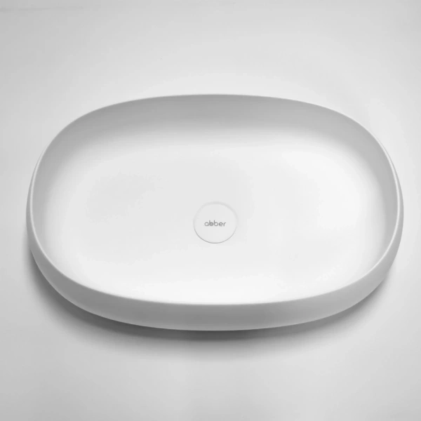 Раковина накладная Abber Stein AS2632 белая матовая