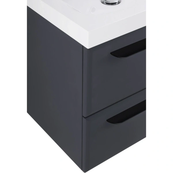 Тумба под раковину Cezares ECO-1200-4C-SO-2-GR-P Grafito без ручек
