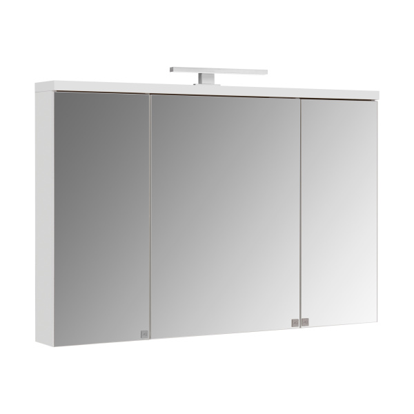 Зеркальный шкаф Aquaton Брук 120 белый 1A200802BC010