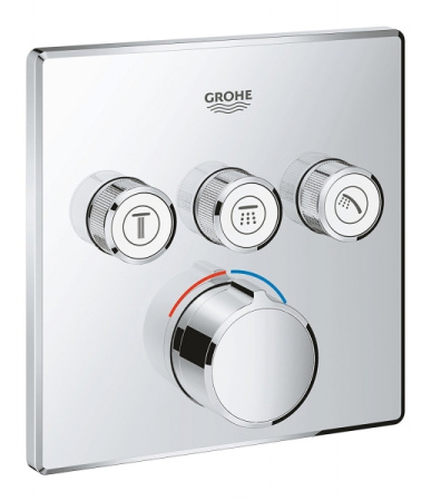 Смеситель для встраиваемого монтажа на 3 выхода Grohe SmartControl 29149 000 (29149000) хром