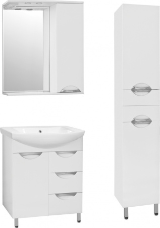 Зеркало-шкаф Style Line Жасмин 70 (70x83) ЛС-00000042 белый