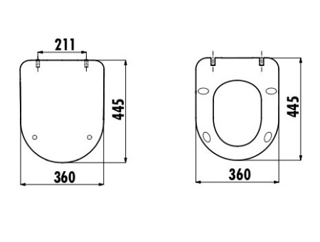 Сиденье для унитаза с микролифтом Creavit DUCK KC0903.02.0000E