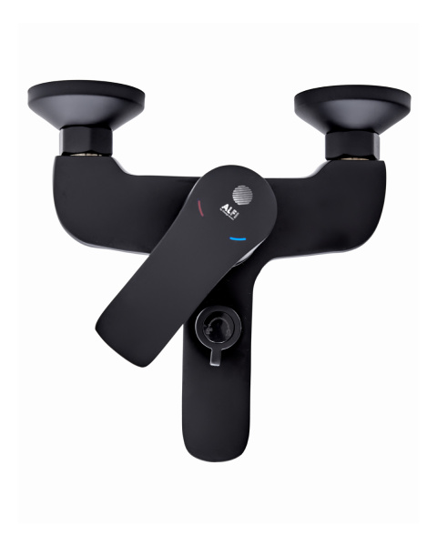 Душевая система смеситель с изливом Orange Aristo M19-932b черный