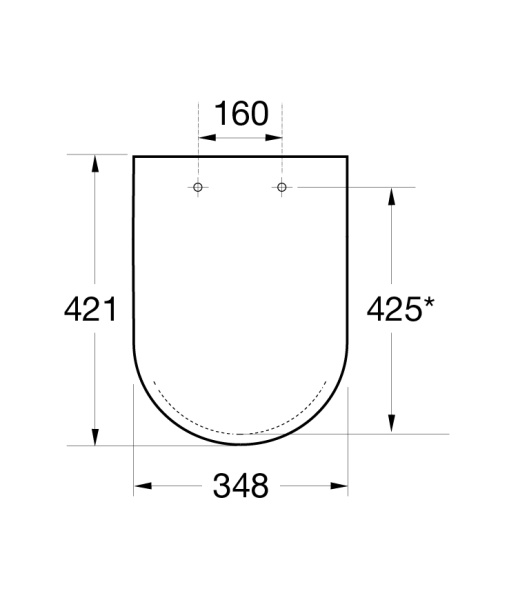 Крышка для чаши Roca Victoria Soft Close 801392004 петли хром