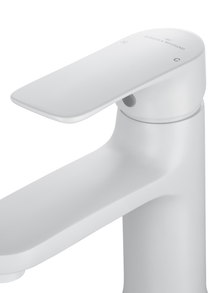Смеситель для раковины WONZON & WOGHAND, белый матовый WW-XH-011-MW