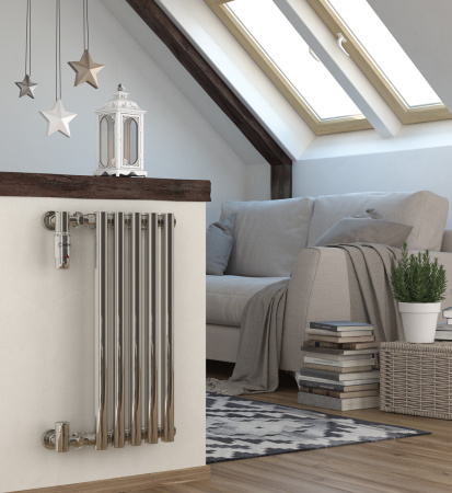 Полотенцесушитель Водяной Сунержа Эстет-0 (50х22) 5 секций Матовое Золото 032-0331-5005