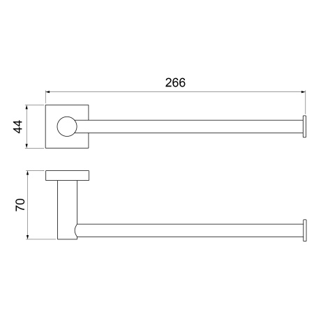 Полотенцедержатель Timo Selene 12054/03