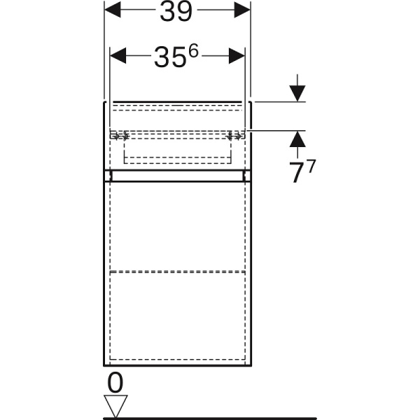 Шкаф Geberit Renova Plan 39x70 869020000