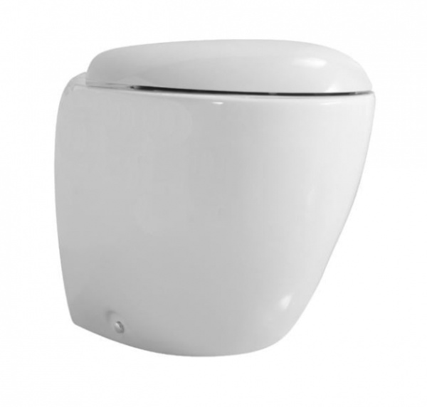 Унитаз приставной Azzurra Clas CLP 100/P bi без сиденья