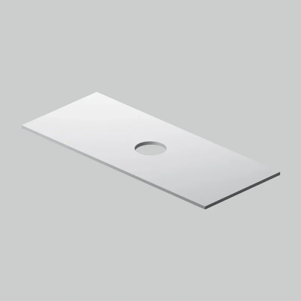 Столешница под раковину 120 см AM.PM Func M8FST1200WM белый матовый