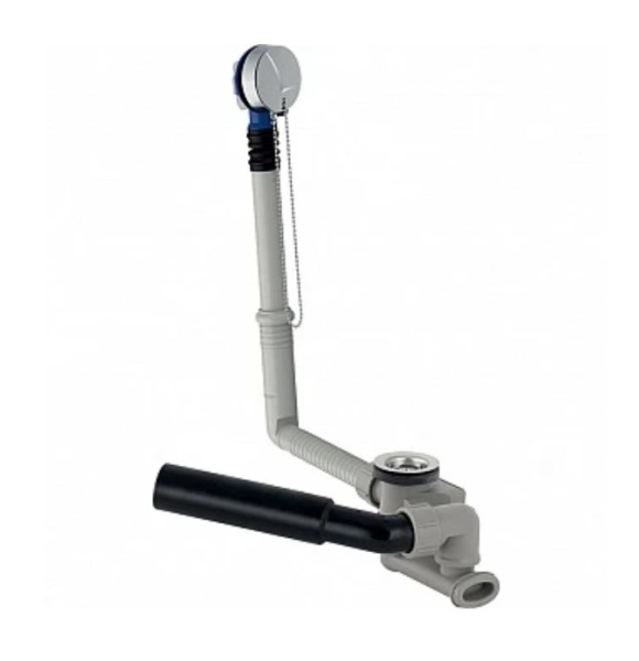 Слив-перелив для ванны с цепочкой Geberit 150.017.00.6 с цепочкой