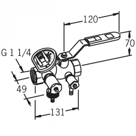 Магистральный регулирующий клапан Oras 410032