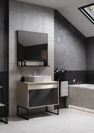 Тумба под раковину Aquaton Лофт Урбан 80 1A247601LQX60