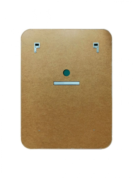 Зеркало с подсветкой и часами Art&Max GENOVA AM-Gen-600-800-DS-F-H-T