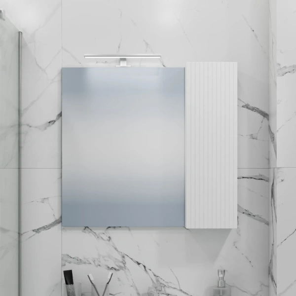 Зеркальный шкаф Санта Альтаир 70 700500 с подсветкой