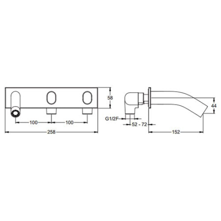 Смеситель Jacob Delafon TALAN E10087RU-CP