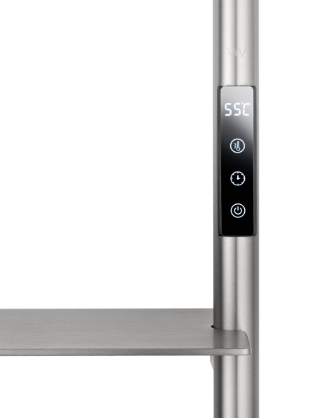 Полотенцесушитель электрический WONZON & WOGHAND DÜSSELDORF, брашированный никель WW-A203-BR Полотенцесушитель электрический WONZON & WOGHAND DÜSSELDORF, брашированный никель WW-A203-BR