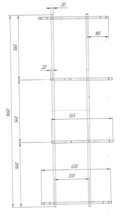 Рама разборная 1Marka Nega 03нег1794