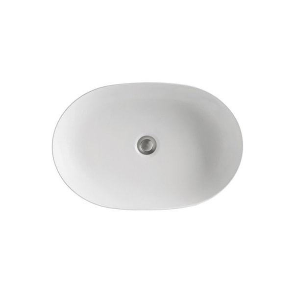 Раковина накладная (55х35) Kerasan Nolita 534601 белый глянец