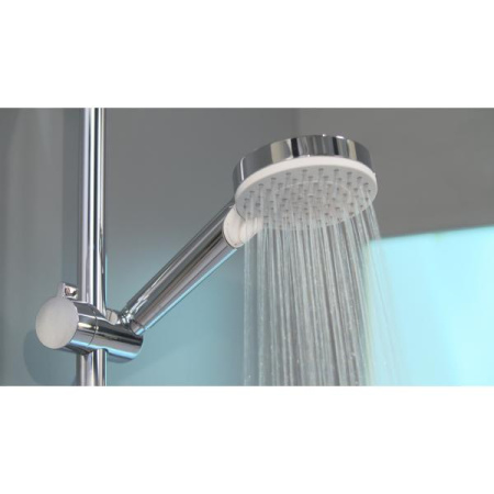 Душевой гарнитур с мыльницей Hansgrohe Crometta Vario Casetta 26553400 белый/хром