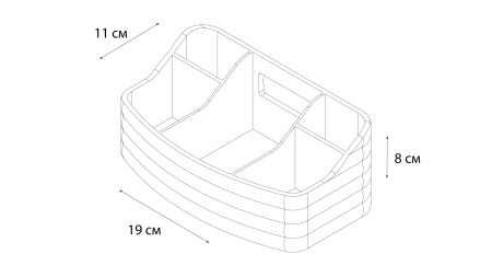 Органайзер FIXSEN Glady зеленый FX-00-04