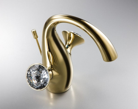 Смеситель для раковины Bravat Swan F14287G-ENG