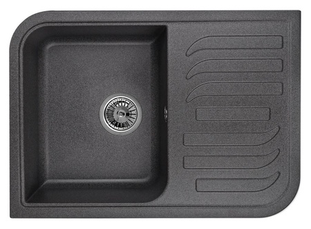 Кухонная мойка (69,5х49,5) EMAR EMQ-1695.Q Антрацит