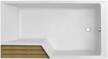 Ванна акриловая (150х80) Jacob Delafon Bain-Douche Neo E6D119R-00 правая