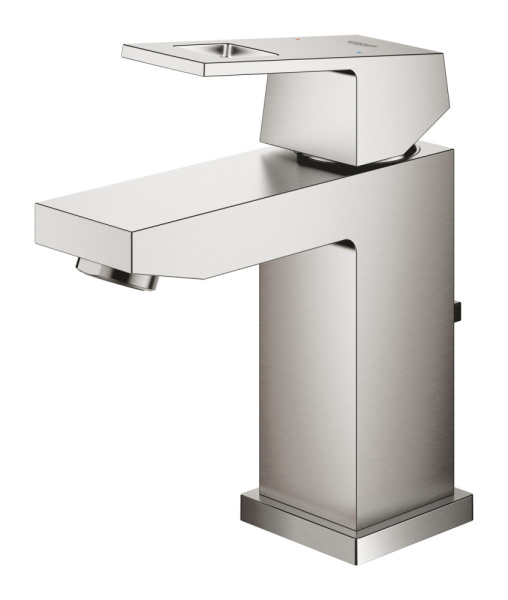 Смеситель для раковины однорычажный Grohe Eurocube 23127 DC0 (23127DC0) суперсталь