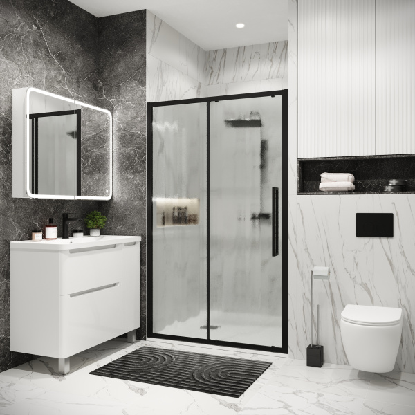 Душевая дверь (100х195) Grossman Cosmo 100.K33.02.100.21.02, раздвижная